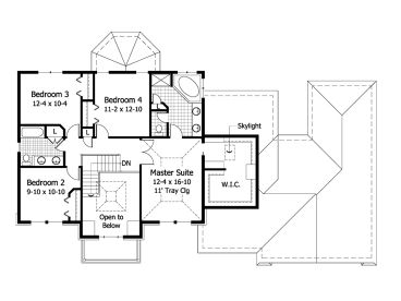 2nd Floor Plan, 023H-0109