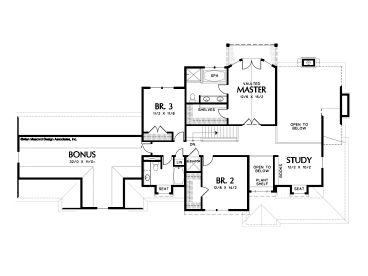 2nd Floor Plan, 034H-0216