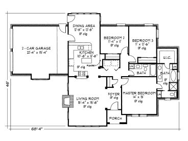 Floor Plan, 054H-0103