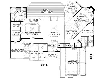 Floor Plan, 007H-0080