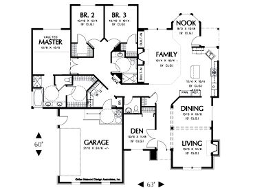 Floor Plan, 034H-0072