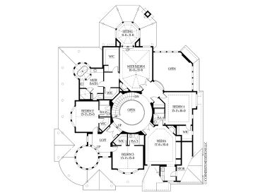2nd Floor Plan, 035H-0036