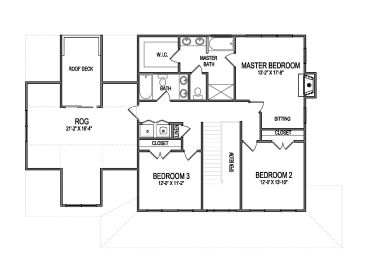 2nd Floor Plan, 058H-0112