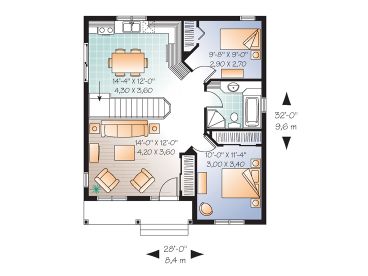 Floor Plan, 027H-0366
