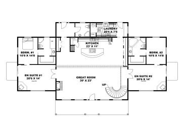 1st Floor Plan, 012H-0256