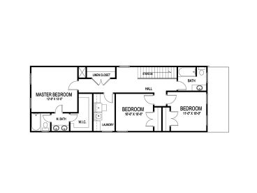 2nd Floor Plan, 058H-0064