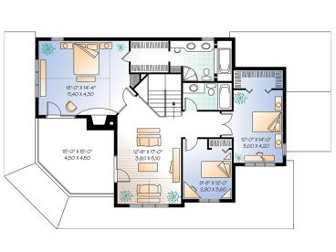 2nd Floor Plan, 027H-0047