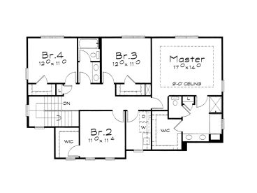 2nd Floor Plan, 031H--0456