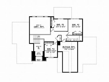 2nd Floor Plan, 020H-0043
