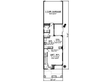 1st Floor Plan, 020H-0200
