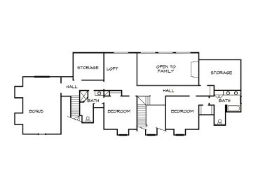 2nd Floor Plan, 008H-0047