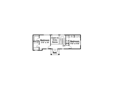 2nd Floor Plan, 051H-0054