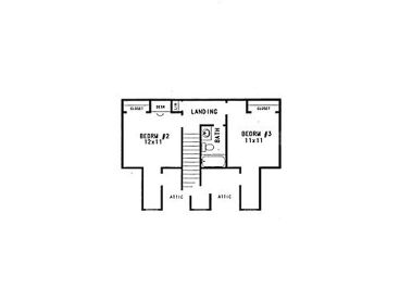 2nd Floor Plan, 004H-0056