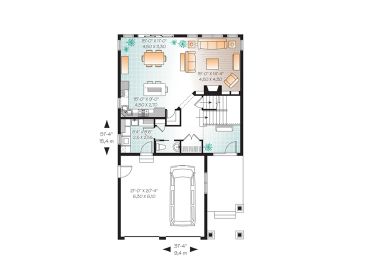 1st Floor Plan, 027H-0346