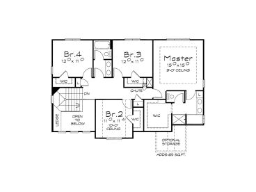 2nd Floor Plan, 031H-0221