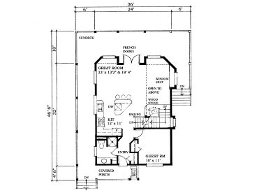 1st Floor Plan, 010H-0016