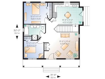 Floor Plan, 027H-0120