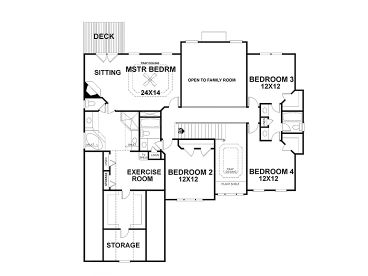 2nd Floor Plan, 007H-0097