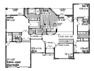 Floor Plan, 032H-0046