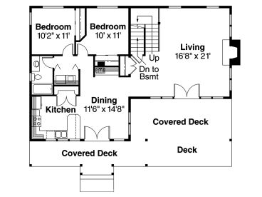 1st Floor Plan, 051H-0029