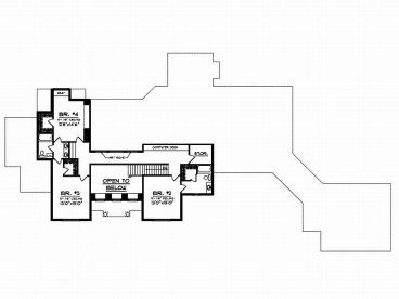 2nd Floor Plan, 020H-0145