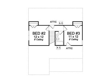 2nd Floor Plan, 059H-0192