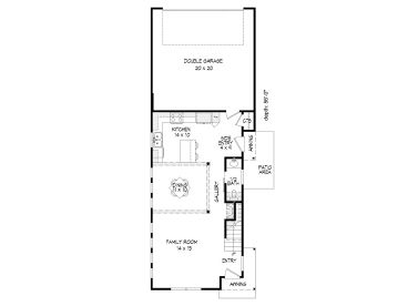 1st Floor Plan, 062H-0047