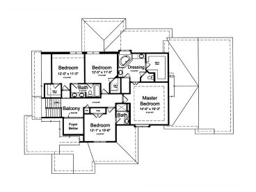 2nd Floor Plan, 046H-0085