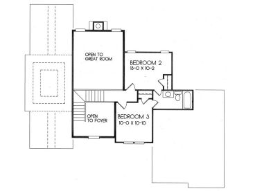 2nd Floor Plan, 045H-0053