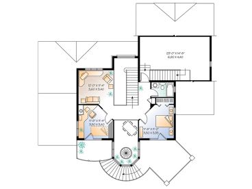 2nd Floor Plan, 027H-0031