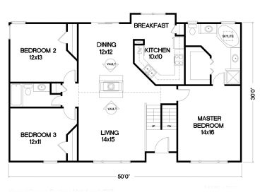 Floor Plan,m 007H-0020