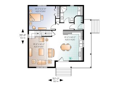 1st Floor Plan, 027H-0213