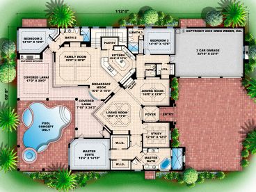 1st Floor Plan, 040H-0032