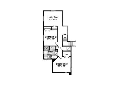 2nd Floor Plan, 043H-0119