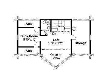 2nd Floor Plan, 051L-0002