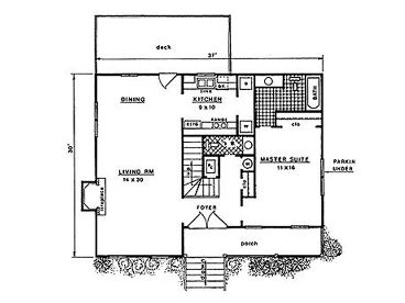 1st Floor Plan, 004H-0030