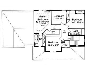 2nd Floor Plan, 046H-0071