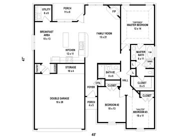 Floor Plan, 006H-0175