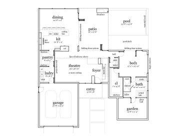 1st Floor Plan, 052H-0080