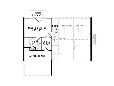 2nd Floor Plan, 025L-0002