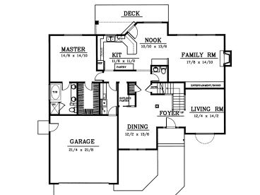 1st Floor Plan, 026H-0081