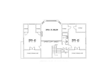 2nd Floor Plan, 012H-0009