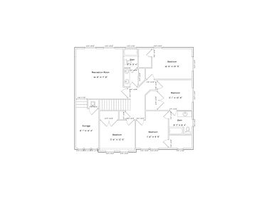 2nd Floor Plan, 065H-0016