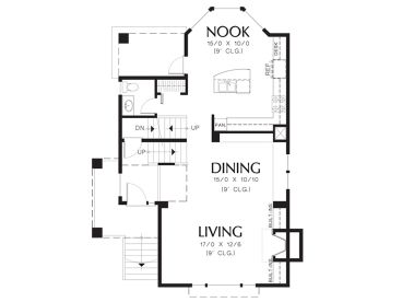 1st Floor Plan, 034H-0325