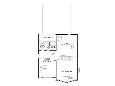 2nd Floor Plan, 025L-0048