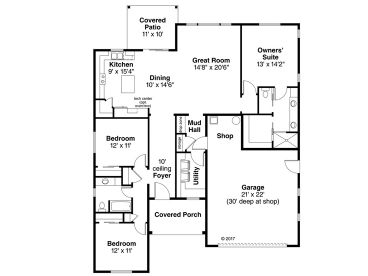 Floor Plan, 051H-0292