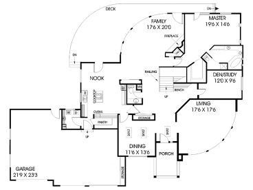 1st Floor Plan, 013H-0048