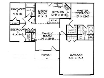 Floor Plan, 019H-0131
