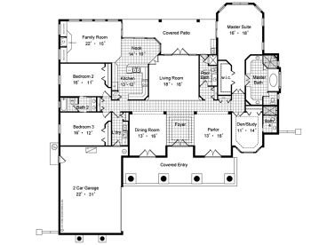 Floor Plan, 043H-0182