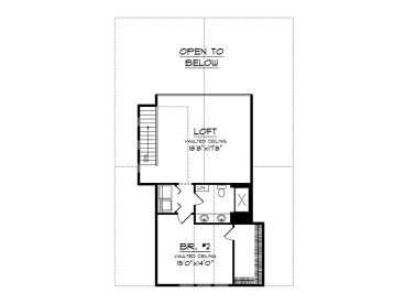 2nd Floor Plan, 020H-0484